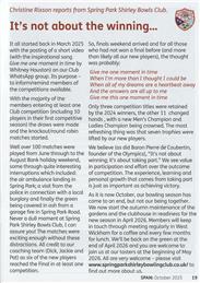 News from Spring Park Shirley Bowling Green - SPAN Magazine  - Oct 2025