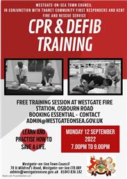 FREE defibrillator training session