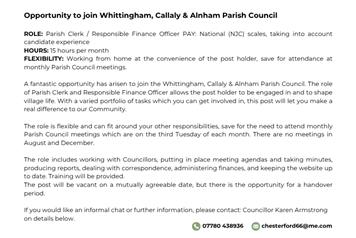 Parish Clerk Vacancy