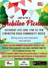 Jubilee Picnic, Saturday 4 June