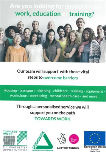  - Would you like support to get back into work or training?