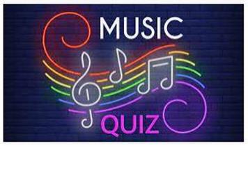 Music Quiz- Sat 4th December