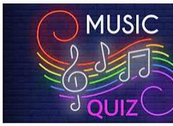  - Music Quiz- Sat 4th December
