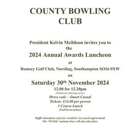 County Bowling Club Award Luncheon