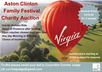 Aston Clinton Family Festival Charity Auction!