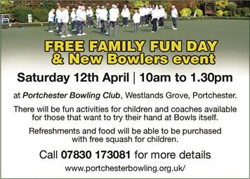 Saturday 12th April Family Fun Day
