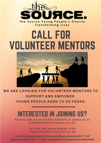  - Call for Volunteer Mentors