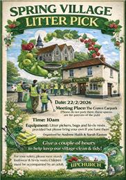 Upchurch Village Spring Litter Pick