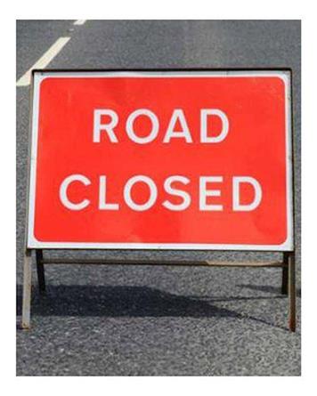  - Planned road closure