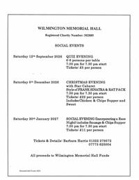 Dates for your Diary