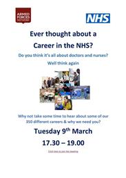 Have you Ever Thought About a Job in the NHS