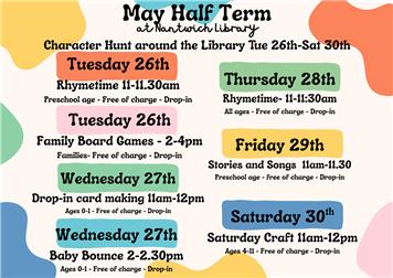 May Half Term at Nantwich Library