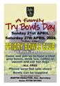 Come & Join Us  Try Bowls With Priory Bowls Club