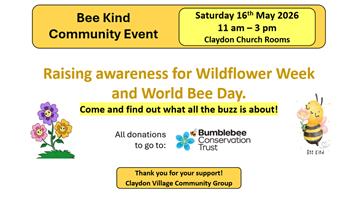 Bee Kind Community Event - Saturday 16th May 2026