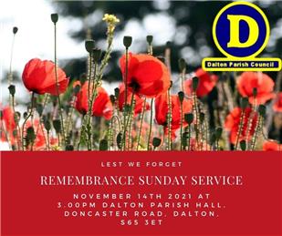 Remembrance Sunday Service