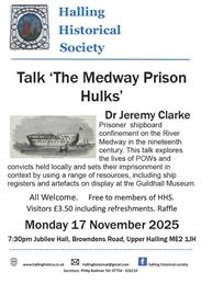 Next Talk: The Medway Prison Hulks