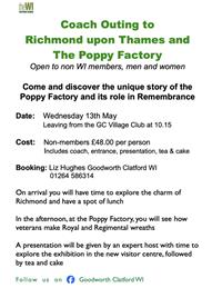 Coach Outing to the Poppy Factory