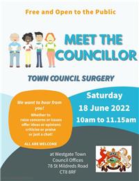 Meet the Councillor - Town Council Surgery