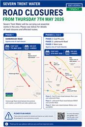 Severn Trent Road Closures