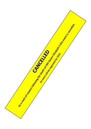 Annual Firework Event - CANCELLED