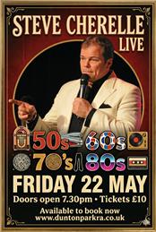 Steve Cherelle Live - Friday 22 May