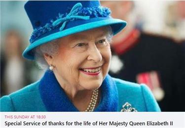  - Service of Thanksgiving for Her Majesty The Queen
