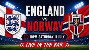 England V Norway - Saturday 11 July 2026