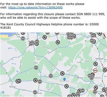  - Canterbury Road Closure from 5th February to 1st March