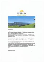 Proposed Horton Wood Solar Park