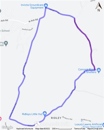  - Temporary Road Closure - New Street Road, Meopham - 31 Aug 2022