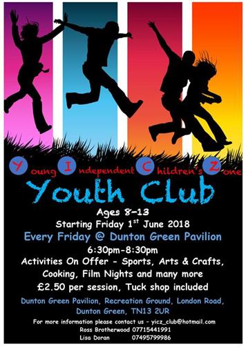  - YICZ Youth Club NOT THIS WEEK!! SORRY!
