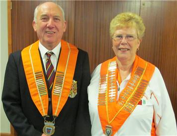 Tony and Rita Mace who are both county presidents this year - Husband & wife presidents