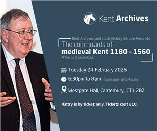 Dr Barrie Cook lecture hosted by Kent Archives on 24 February 2026