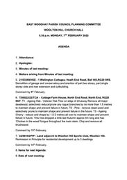 Planning Meeting 07/0/22