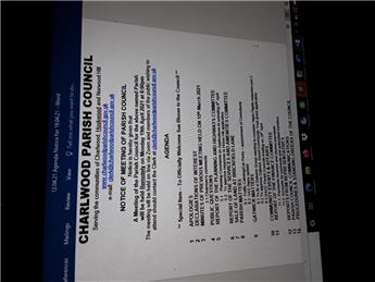 April Parish Council Meeting