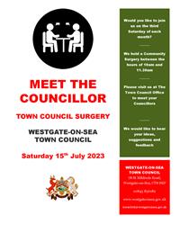 Meet the Councillor - Town Council Surgery