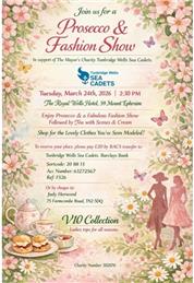 Prosecco and Fashion Show March 24th 2.30pm
