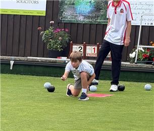 Brandon plays his first competition..