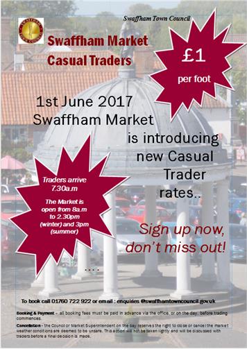  - Swaffham Market - Casual Traders