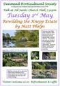 Talk on Tuesday 2nd May, Rewilding the Knepp Estate