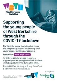 West Berkshire Youth Hub: Supporting the young people of West Berkshire through the COVID-19 lockdown