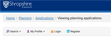 Shropshire Planning Application alerts