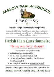 Parish Plan 2026 Questionnaire