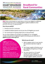 Gigabit Voucher Broadband Scheme