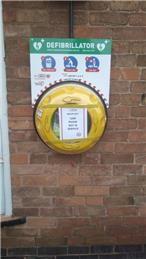 Fiskerton Defibrillator is now fixed and working
