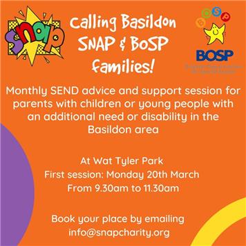  - New Service for Basildon Families!