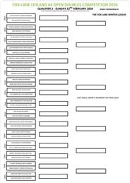 Top Class Doubles Bowling