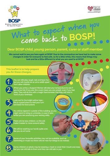  - What to Expect when BOSP re-opens