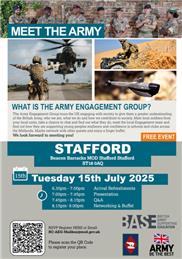 Army Engagement Group briefing in Stafford