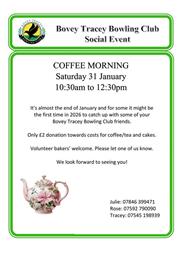 coffee morning 31st January